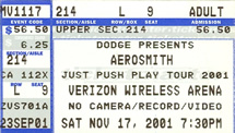 Aerosmith Live in Manchester, NH - Ticket